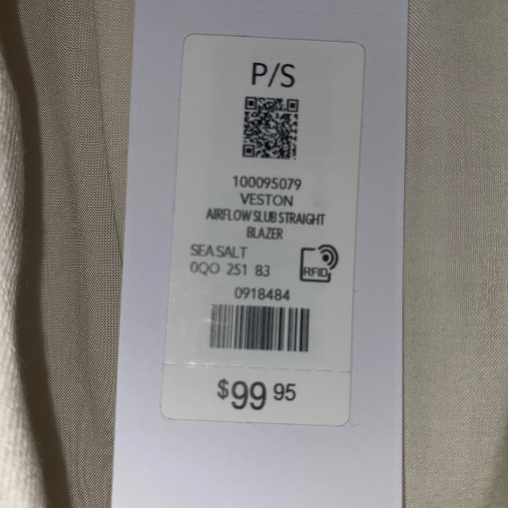 Dynamite Off-White Single-Button Notch Lapel Blaz… - image 4